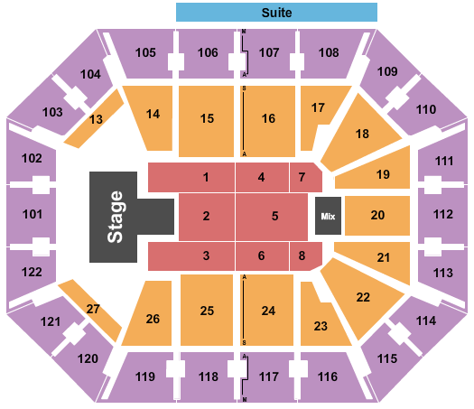 Mohegan Sun Arena Matt Rife Seating Chart